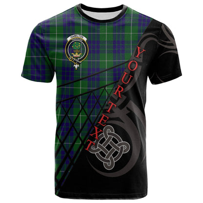 Printivon Hamilton Green Hunting T Shirt Pattern Celtic 