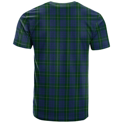 Printivon Hamilton Hunting Clan DNA In Me Tartan Crest T Shirt