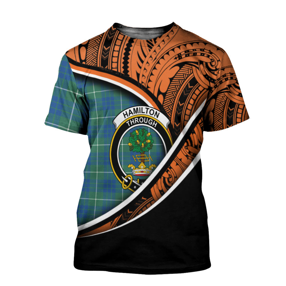 Printivon Hamilton Hunting Ancient T Shirt Pattern Polynesian 