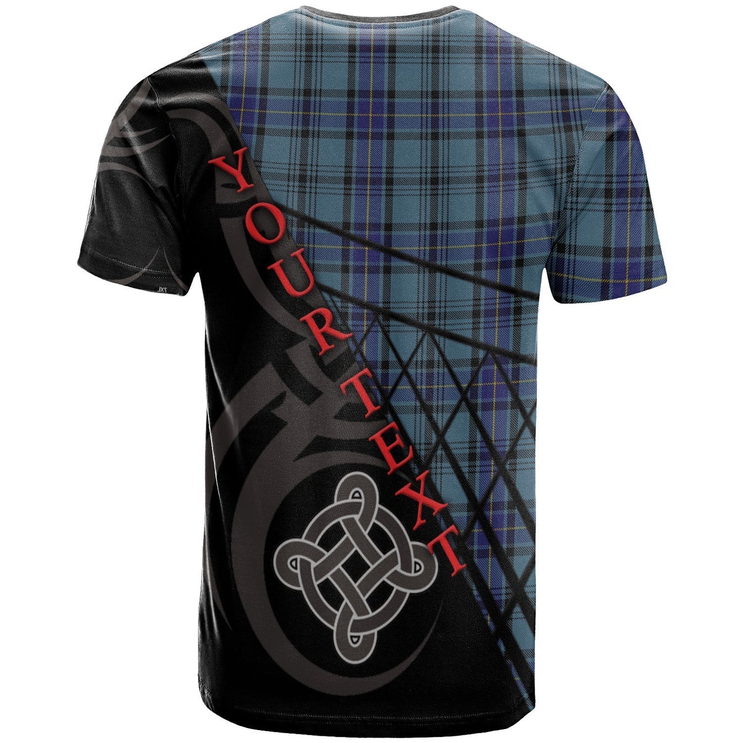 Printivon Hannay Blue T Shirt Pattern Celtic