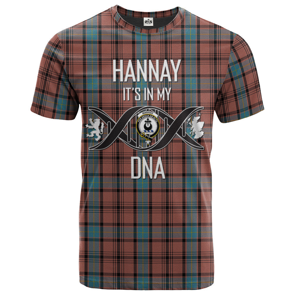 Printivon Hannay Dress Clan DNA In Me Tartan Crest T Shirt