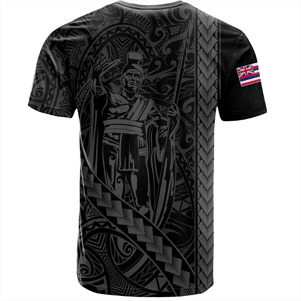Hawaii T-Shirt Tribal Polynesian King Kamehameha Black Shirt