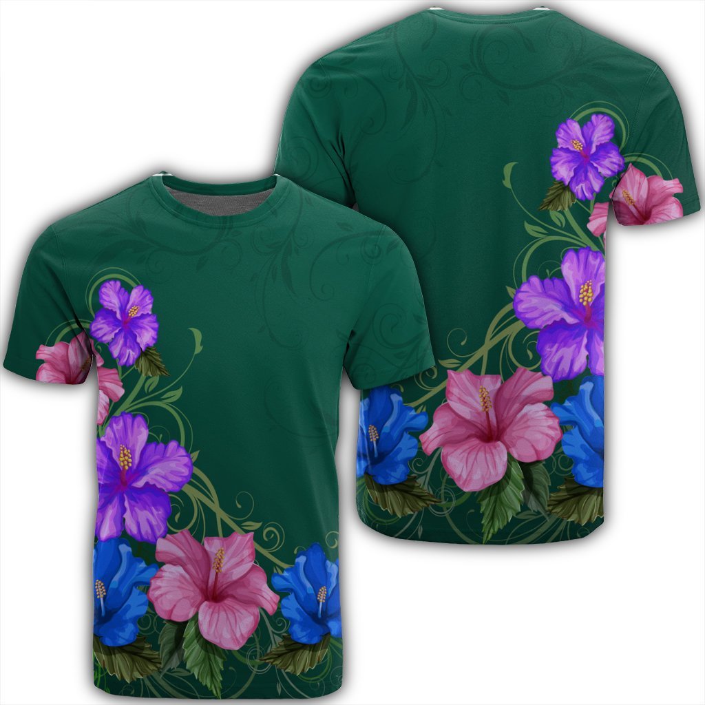 Hawaii Hibiscus Origin T Shirt AH