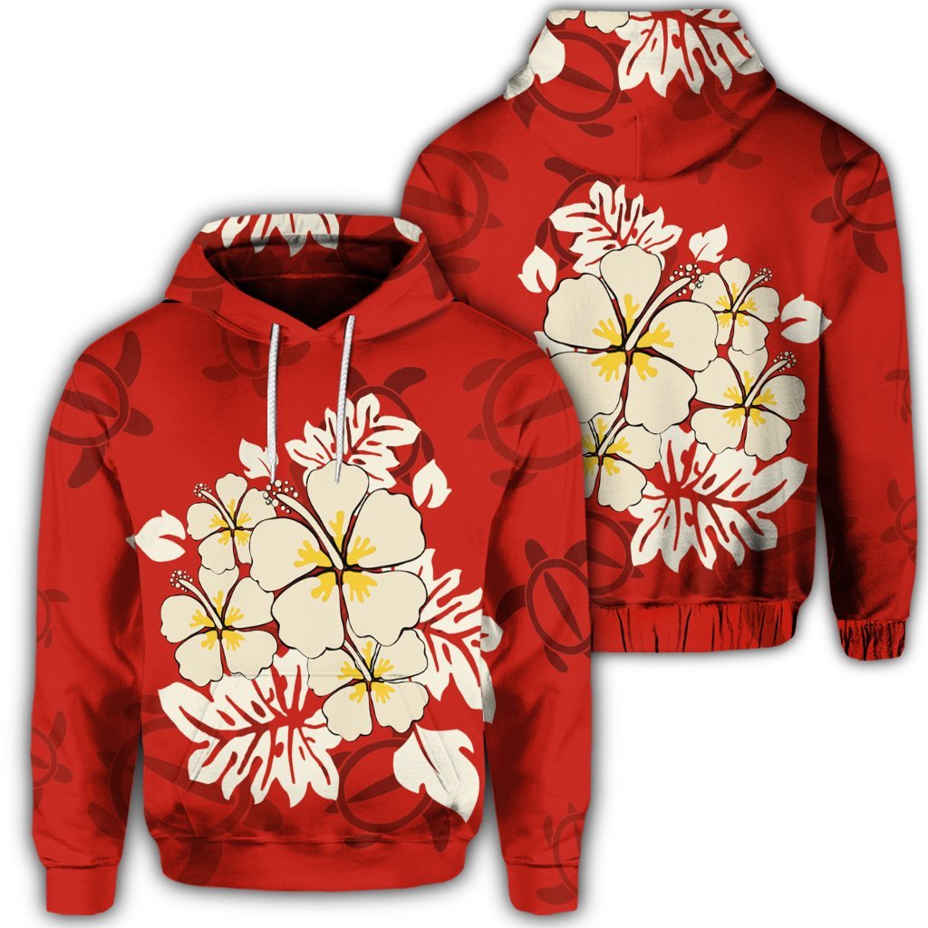 Hawaiian Hibiscus Polynesian Hoodie