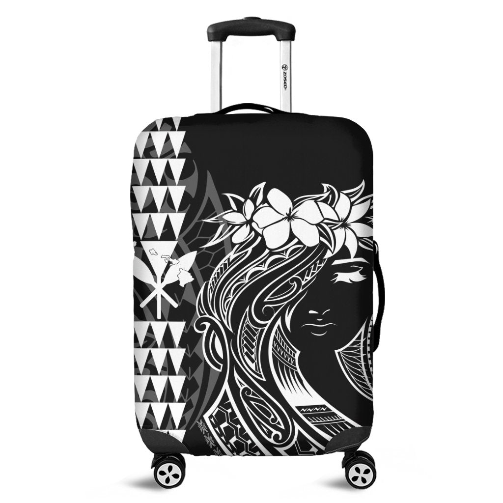 Hawaii Map Kanaka Polynesian Hula Girl Luggage Covers AH J5C