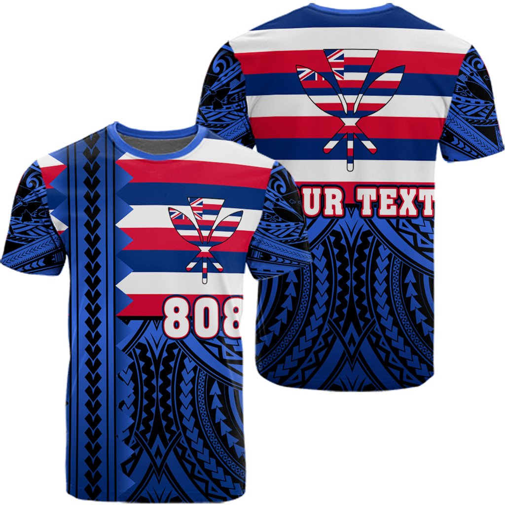 (Personalized) Hawaii Hawaiian Hawaii Flag T-shirt Speaka Style AH