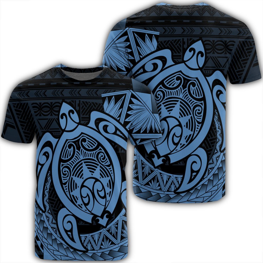 Hawaii Polynesian Turtle T-Shirt - Pastel - Ah