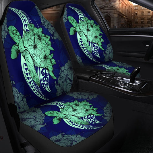Hawaii Polynesian Turtle Hibiscus Car Seat Covers1 AH
