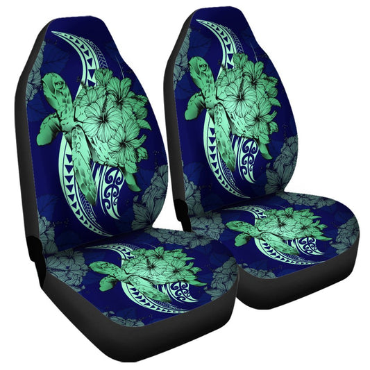 Hawaii Polynesian Turtle Hibiscus Car Seat Covers1 AH