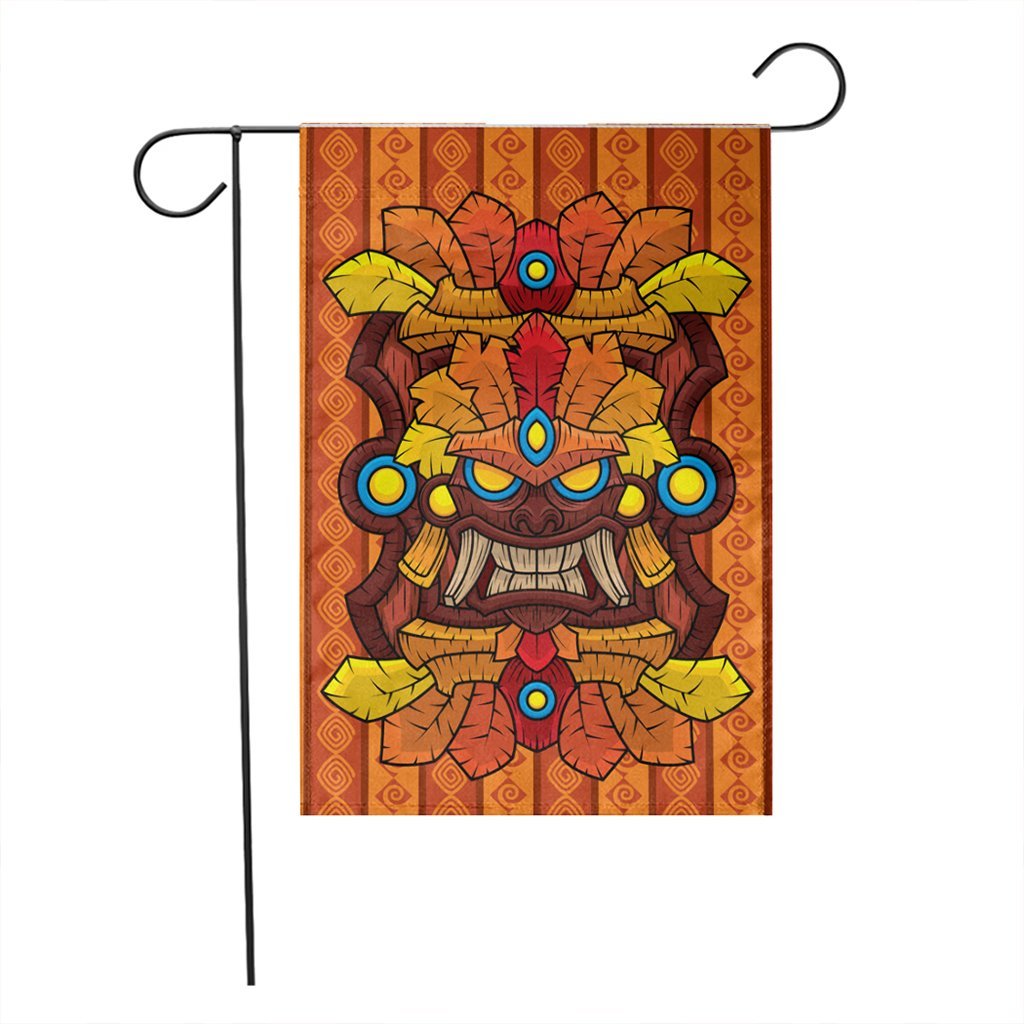 Hawaii Tiki Pattern Flag AH