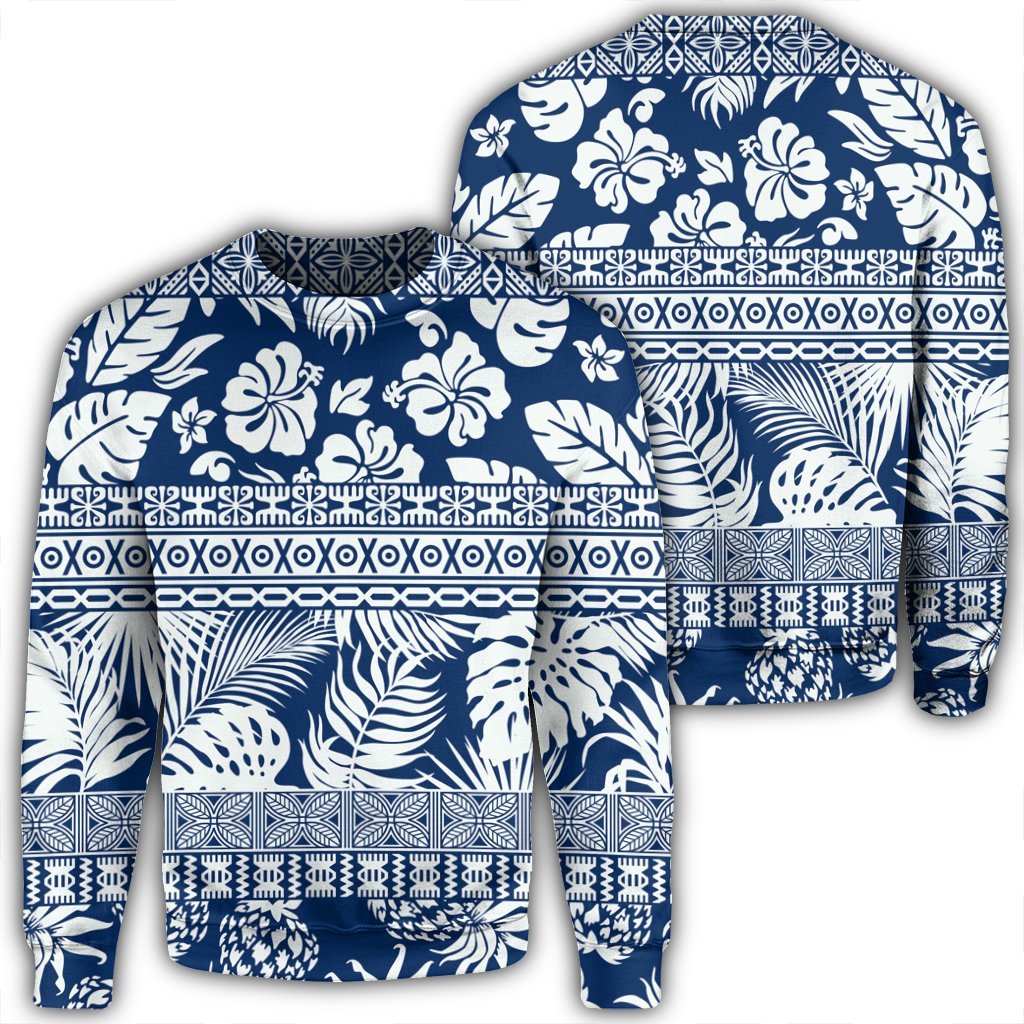 Hawaii Tropical Pattern Sweatshirt AH