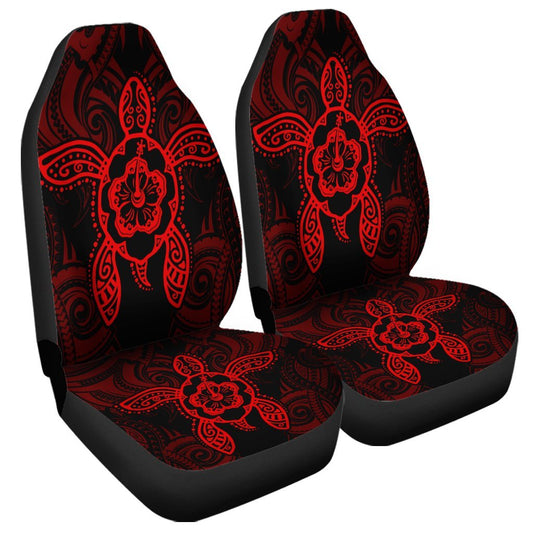 Hawaii Turtle Fixed Red Car Seat Covers AH