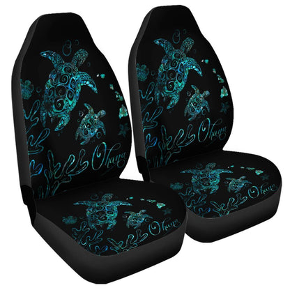 Hawaii Turtle Ohana Paua Shell Car Seat Covers AH