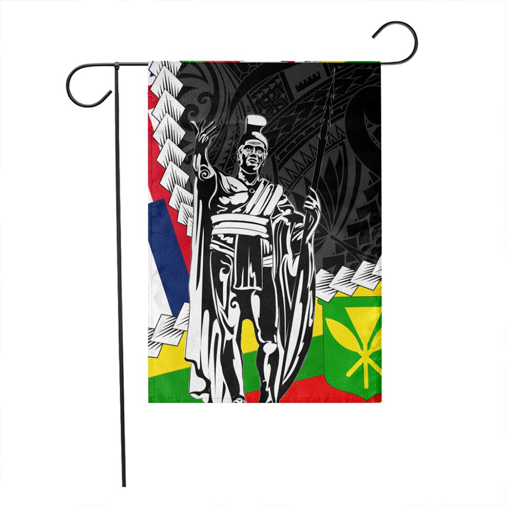 Hawaii Two Flag Kanaka Maoli King Polynesian Flag AH