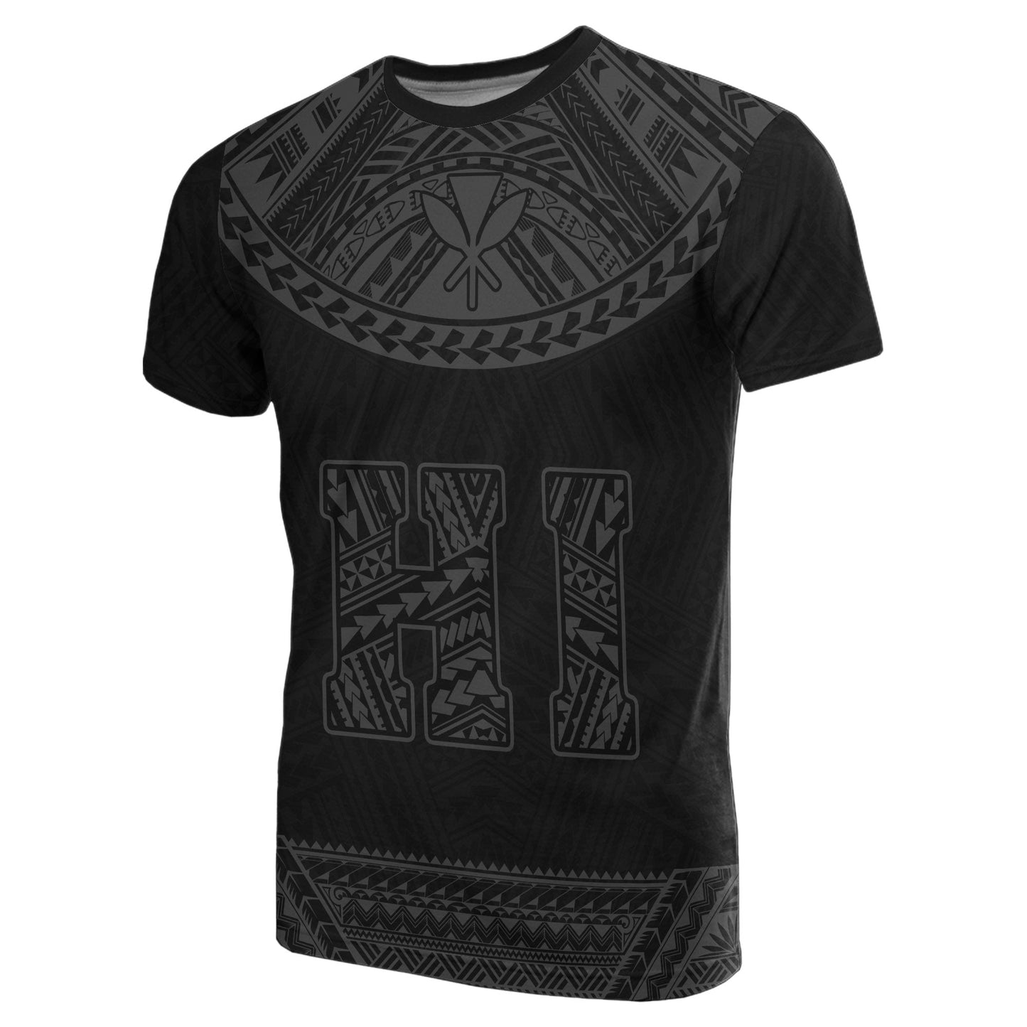 Hawaii Kanaka Polynesian T Shirt Divinity Gray