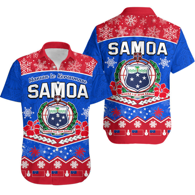 Samoa Tribal Polynesian Christmas Vibe Hawaiian Shirt