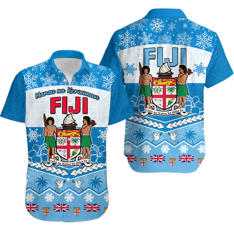 Fiji Masi Tapa Christmas Vibe Hawaiian Shirt