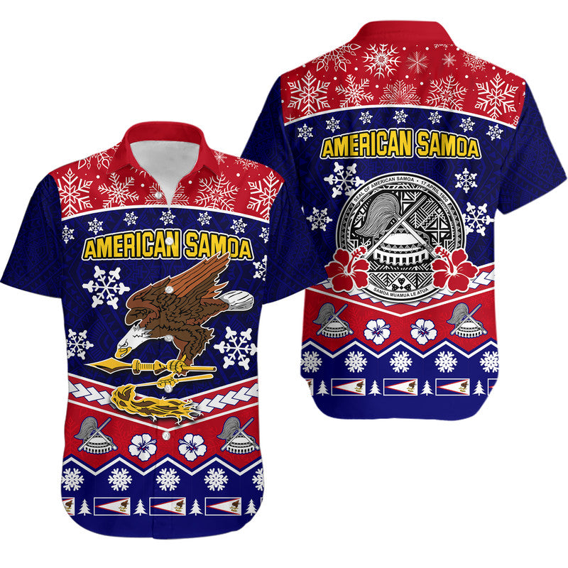 American Samoa Tribal Polynesian Christmas Vibe Hawaiian Shirt