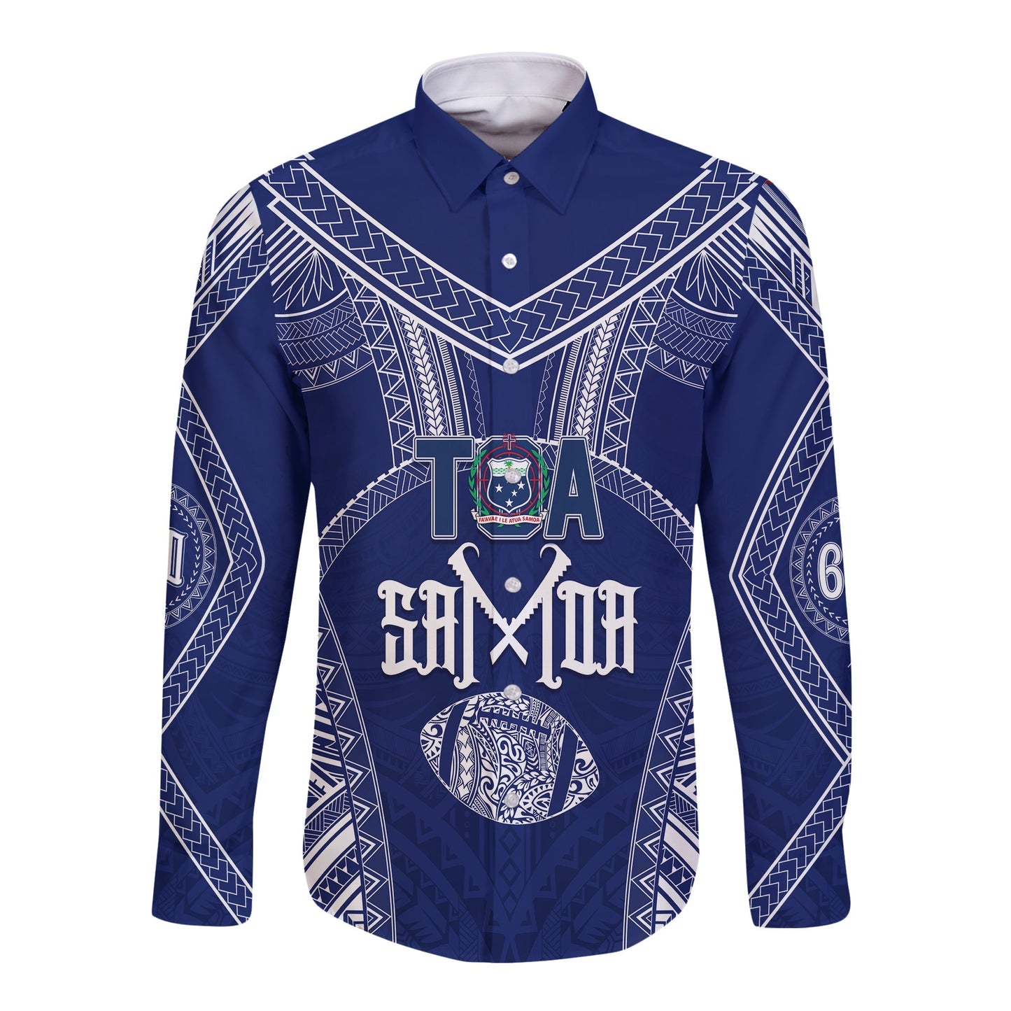 Toa Samoa Long Sleeves Button Shirt 685 USO Forever