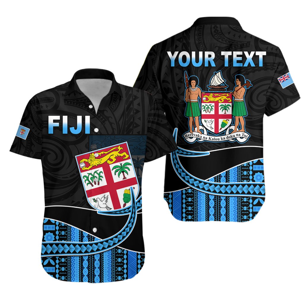 Custom Personalised Fiji Polynesian Hawaiian Shirt Featured Fijian Lovers