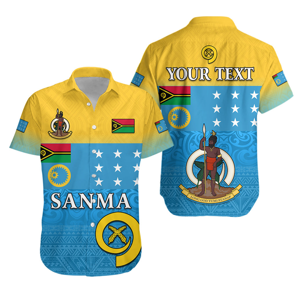 Custom Personalised Sanma Province Hawaiian Shirt Vanuatu Proud