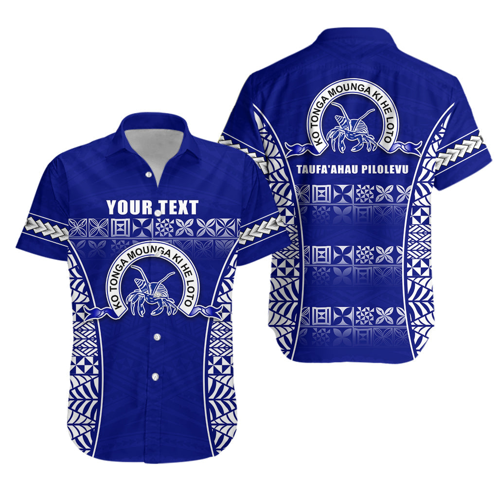 Custom Personalised Taufa'ahau Pilolevu Hawaiian Shirt Ngatu Tongan