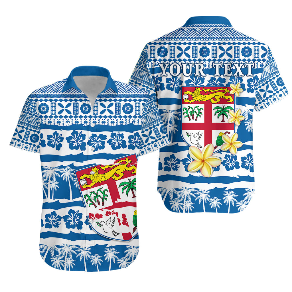 Custom Personalised Fiji Polynesian Hawaiian Shirt Fijian Tapa Pattern