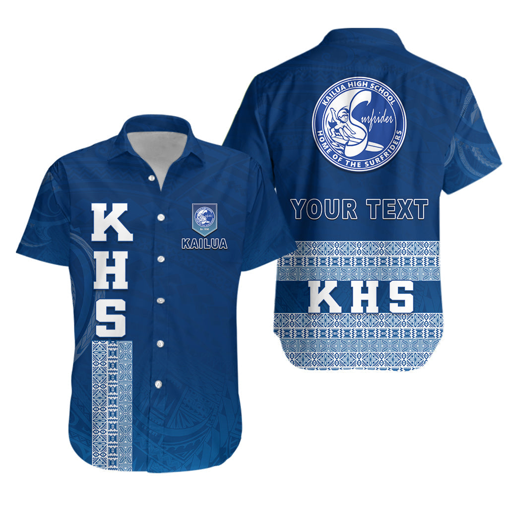 Custom Personalised Kailua High School Hawaiian Shirt - KHS Hawaii Pattern