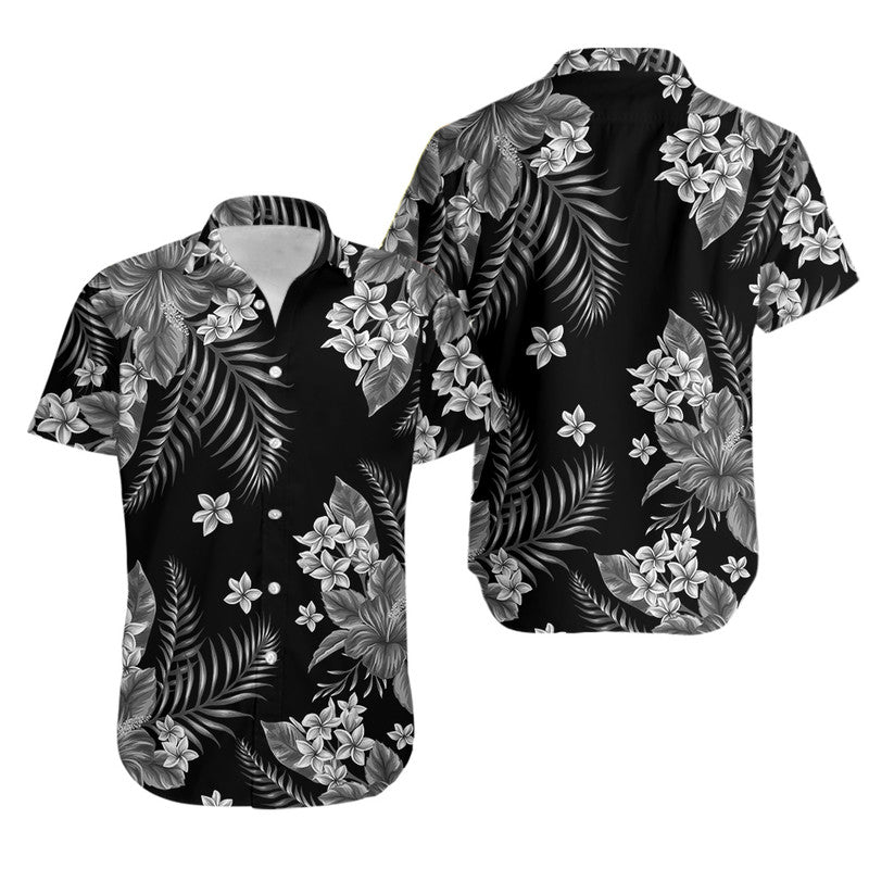 Hawaii Summer Colorful Hawaiian Shirt Gray