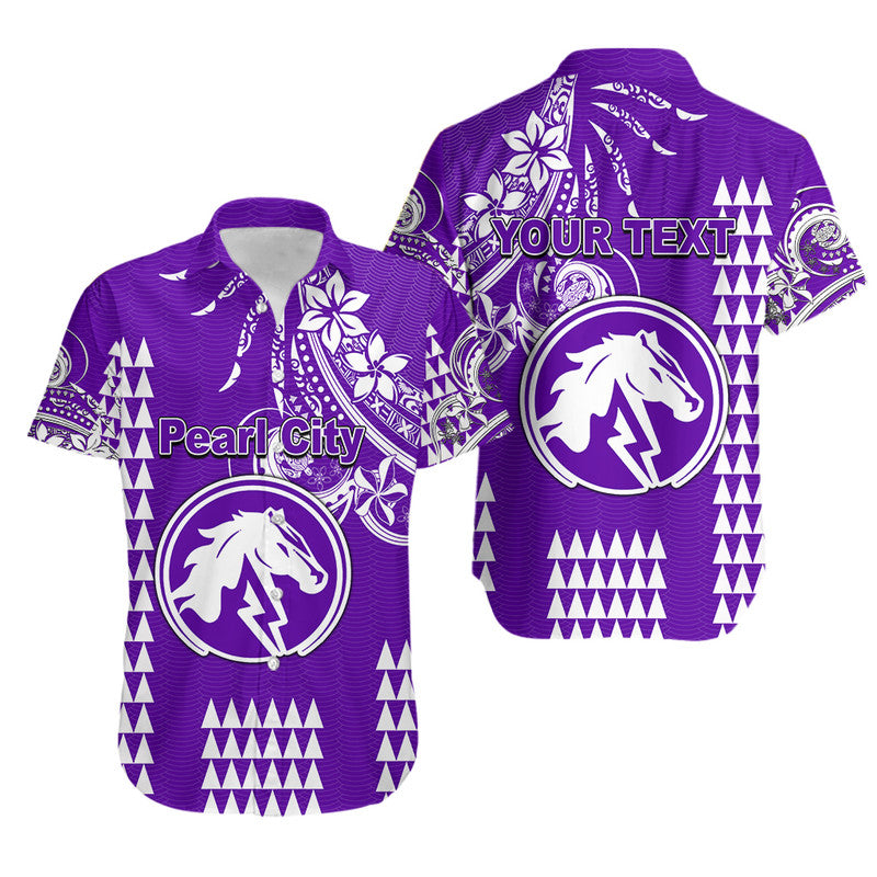 Custom Personalised Hawaii High School- Pearl City Hawaiian Shirt Mix Kakau