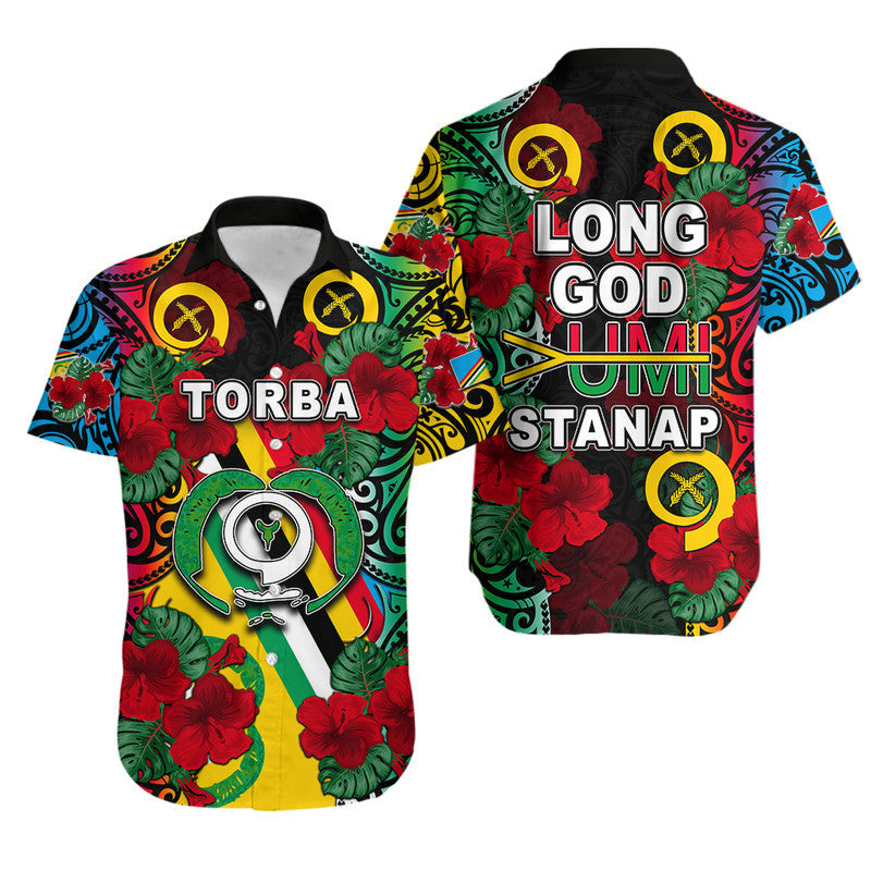 Vanuatu Torba And Hibiscus Hawaiian Shirt