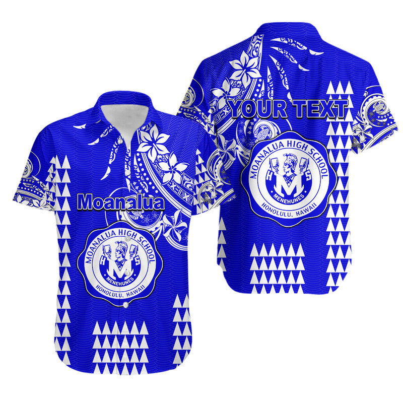 Custom Personalised Hawaii High School- Moanalua Hawaiian Shirt Mix Kakau