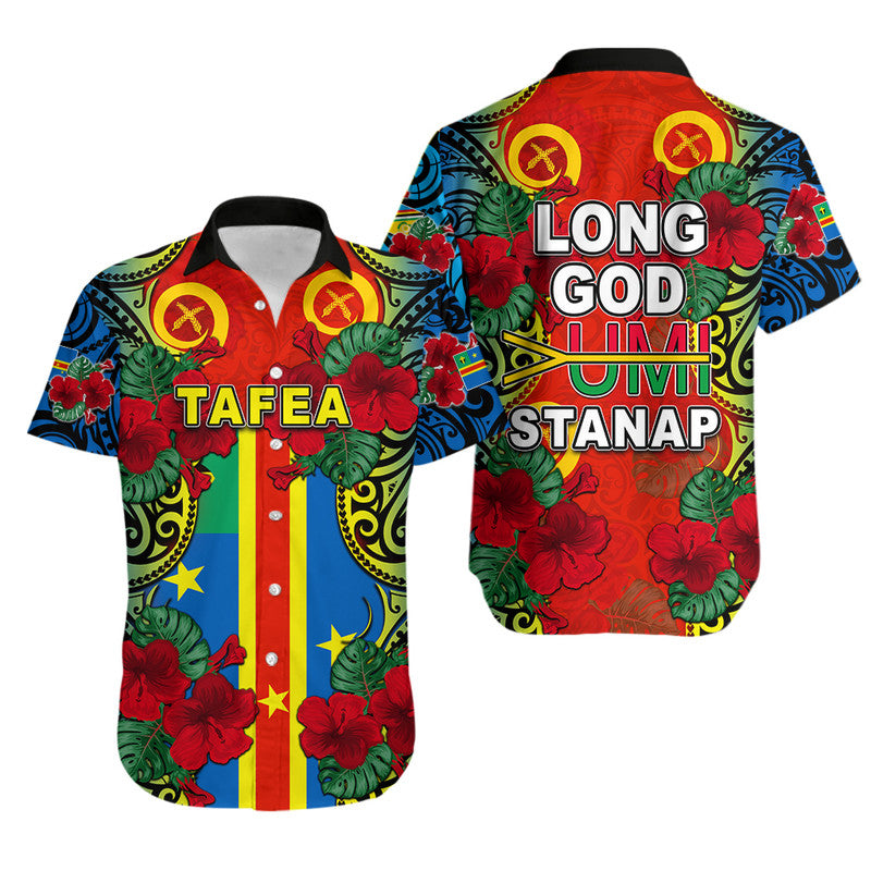 Vanuatu Tafea And Hibiscus Hawaiian Shirt
