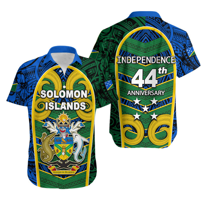 Solomon Islands Independence Day 44th Anniversary Hawaiian Shirt No.2