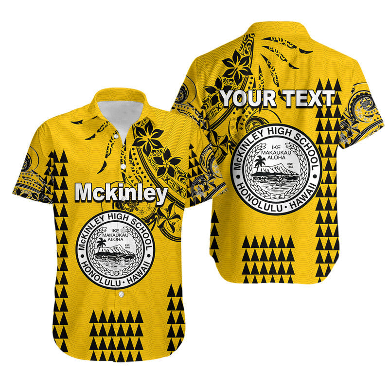 Custom Personalised Hawaii High School- President William Mckinley Hawaiian Shirt Mix Kakau