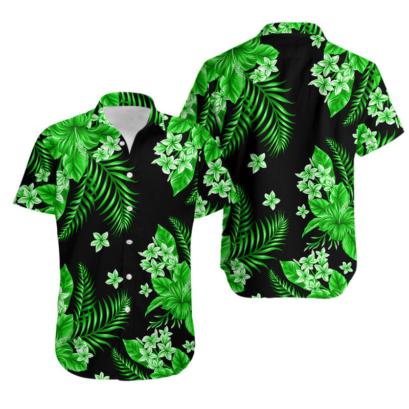 Hawaii Summer Colorful Hawaiian Shirt Green