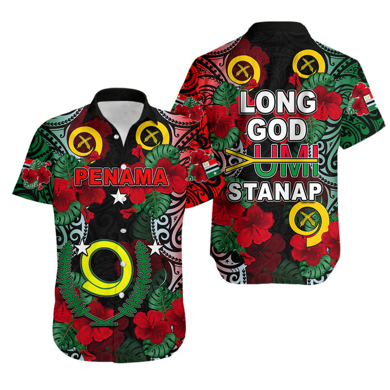 Vanuatu Penama And Hibiscus Hawaiian Shirt