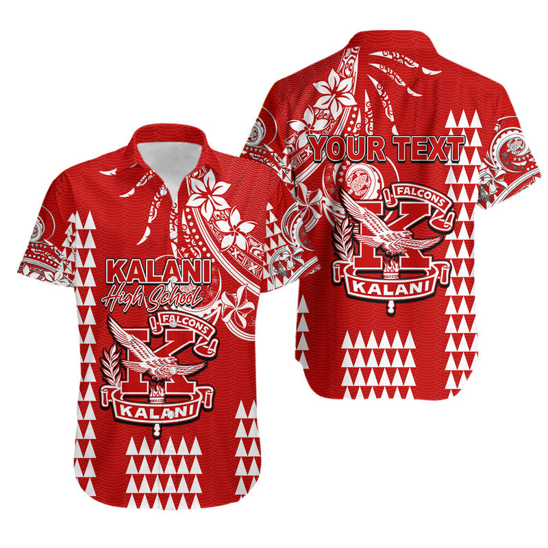 Custom Personalised Hawaii High School- Kalani Hawaiian Shirt Mix Kakau