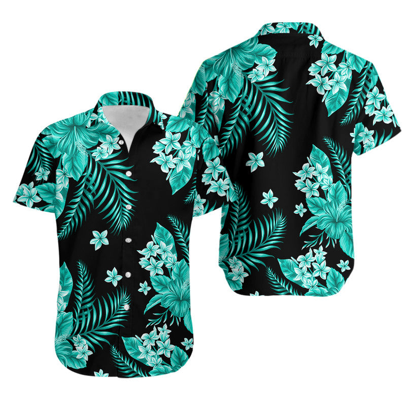 Hawaii Summer Colorful Hawaiian Shirt Turquesa