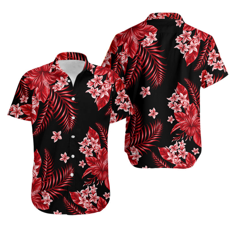 Hawaii Summer Colorful Hawaiian Shirt Red