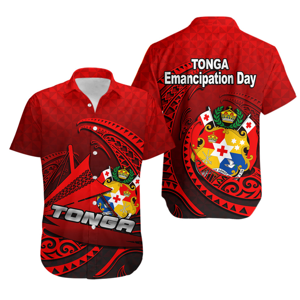 Tonga Emancipation Day Hawaiian Shirt Kalia No.1