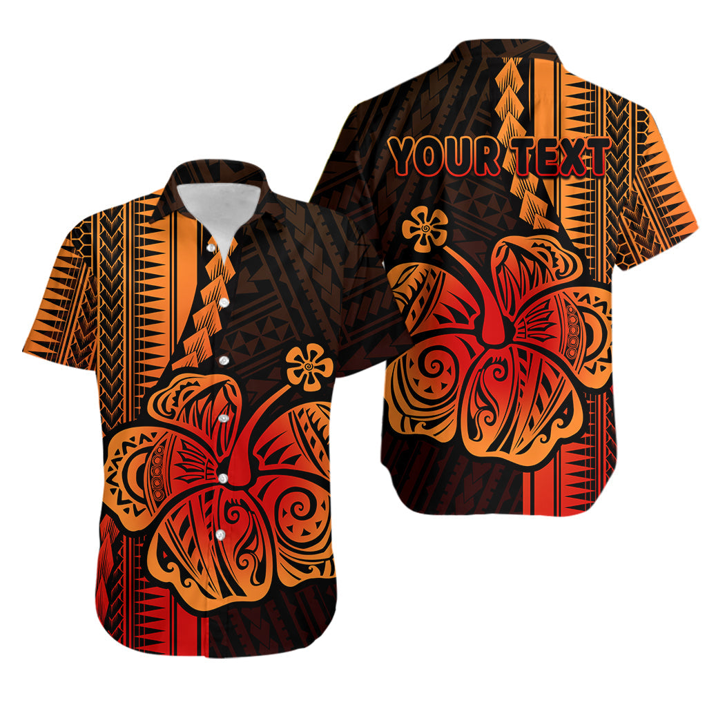Custom PersonalisedPolynesian Hibiscus Hawaiian Shirt Hawaiian Style No.1