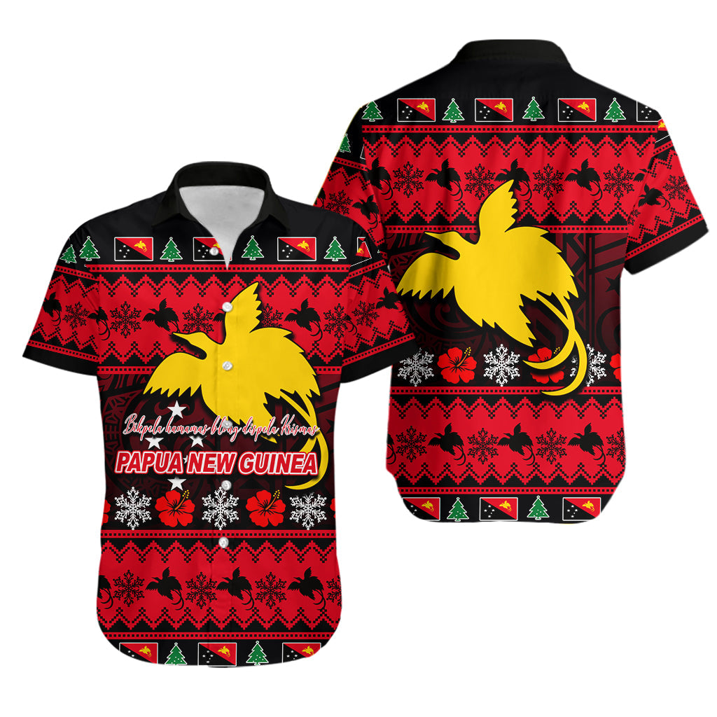 Papua New Guinea Christmas Hawaiian Shirt