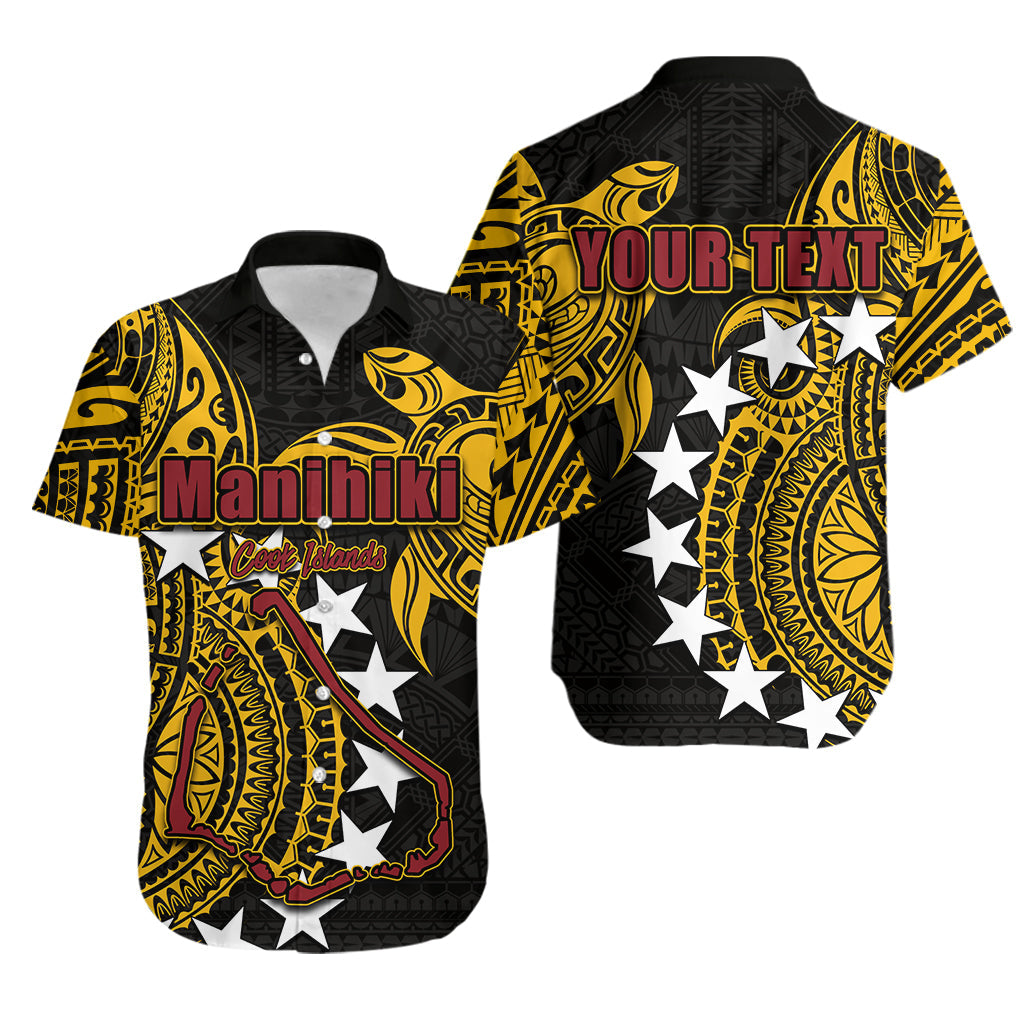 Custom PersonalisedCook Islands Hawaiian Shirt Manihiki