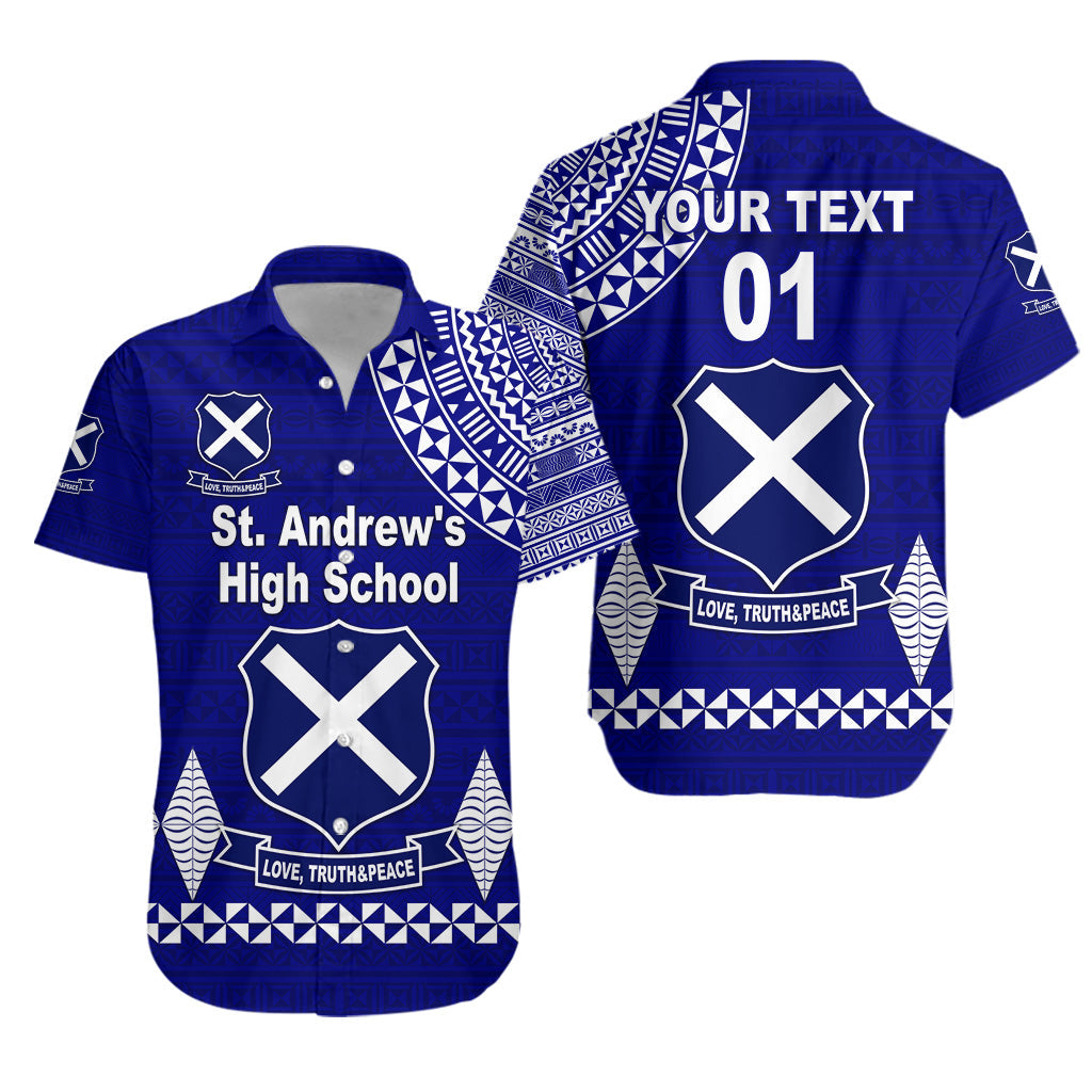 Custom Personalised St. Andrew's High School Hawaiian Shirt Simple Style
