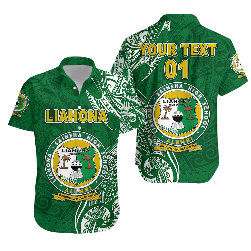 Custom Personalised Tonga Liahona - Saineha High School Hawaiian Shirt Simple Vibes, Custom Text And Number