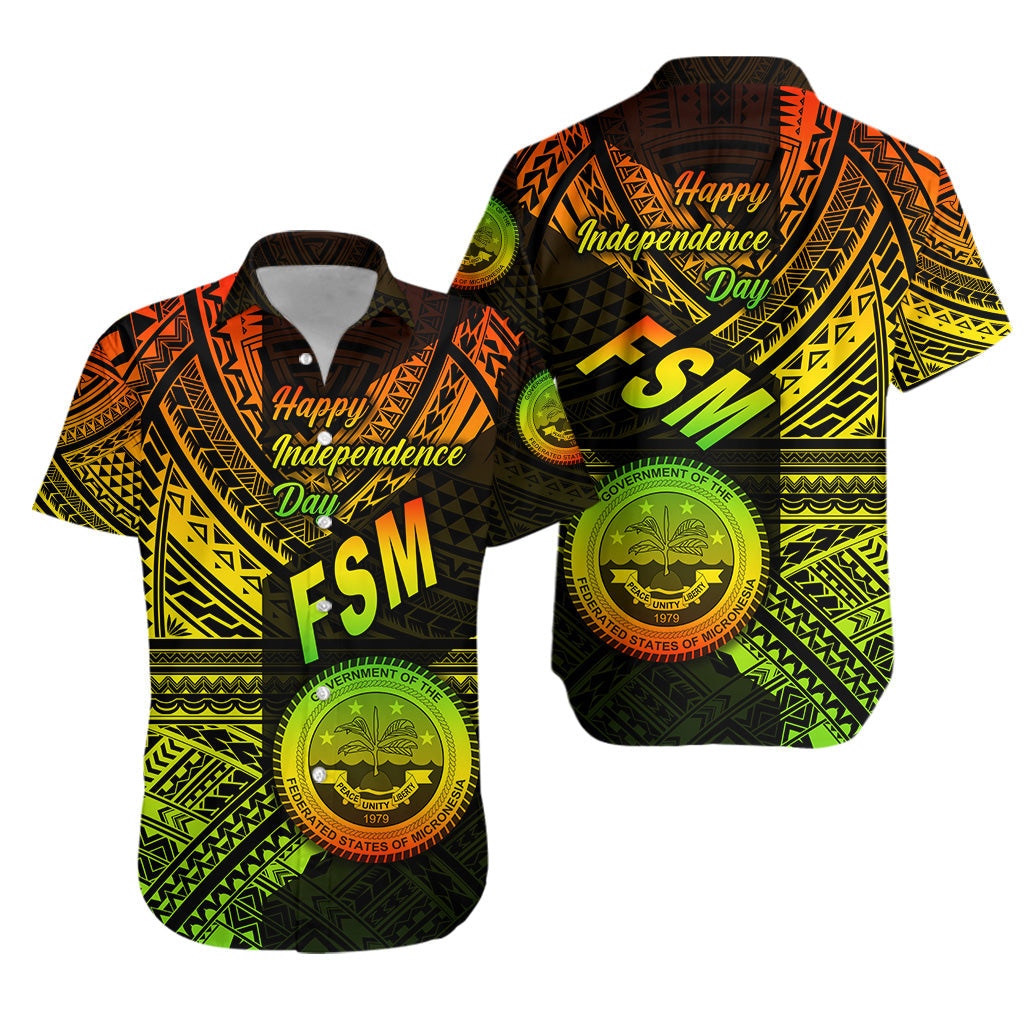 Federated States of Micronesia Hawaiian Shirt FSM Happy Independence Day Original Vibes - Reggae