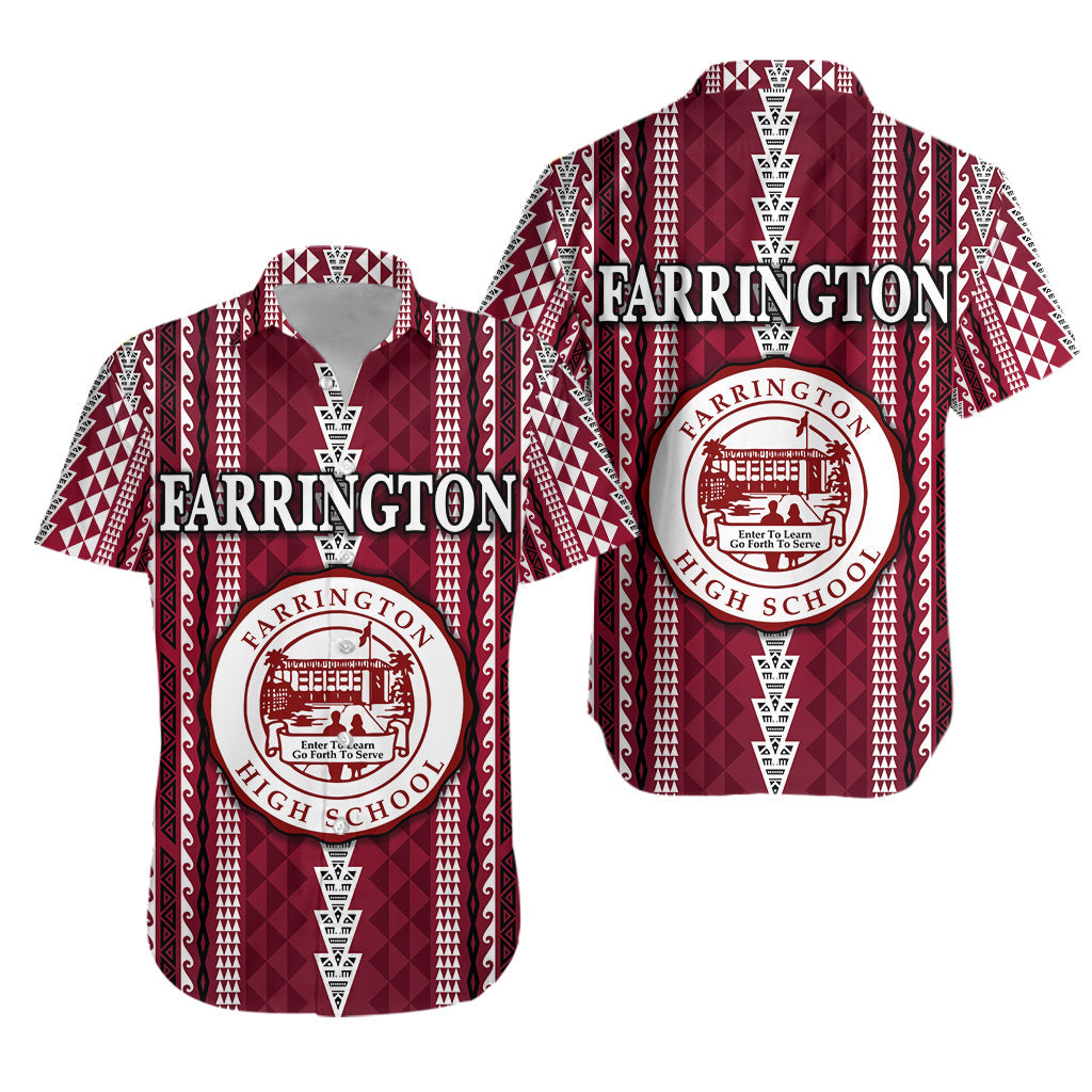 Hawaii Farrington High School Hawaiian Shirt Simple Style
