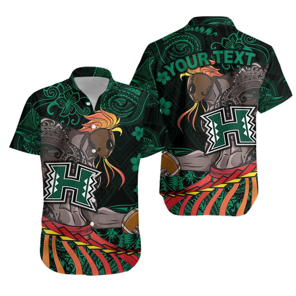 Custom Personalised Hawaii Warriors Polynesian Hawaiian Shirt Unique Style - Green