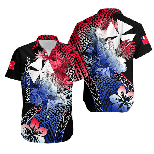 Wallis and Futuna Hawaiian Shirt Hibiscus